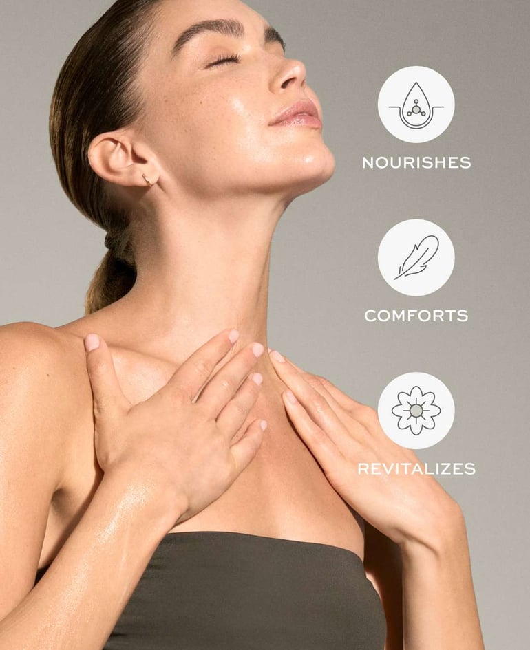 NOURISHES COMFORTS REVITALIZES