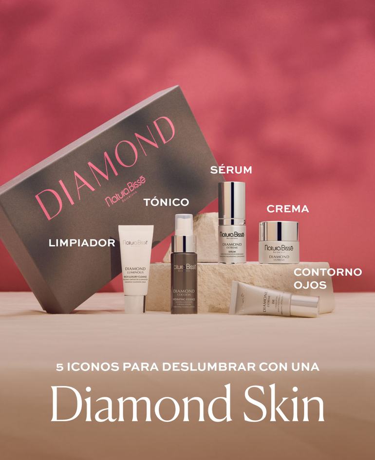 5 iconos para deslumbrar con una Diamond Skin Crema S&eacute;rum Contorno ojos Limpiador T&oacute;nico