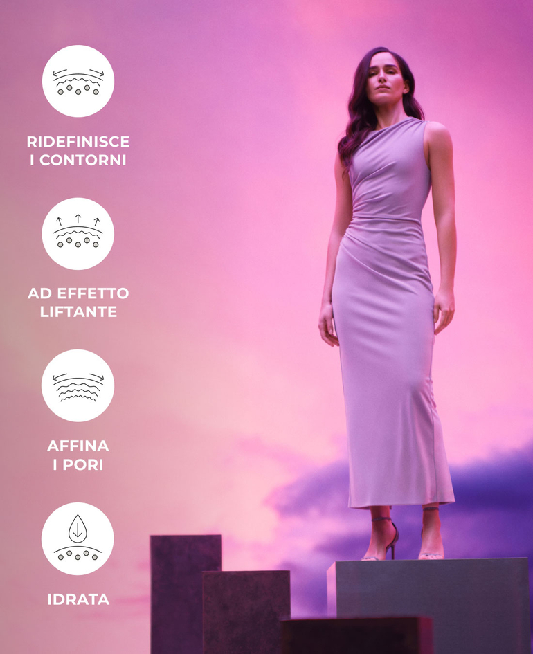 AD EFFETTO LIFTANTE RIDEFINISCE I CONTORNI IDRATA AFFINA I PORI 