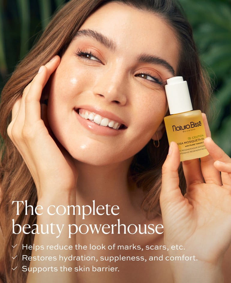THE COMPLETE BEAUTY POWERHOUSE + Helps reduce the look of marks, scars, etc. + Restores hydration, suppleness, and comfort + Supports the skin barrier