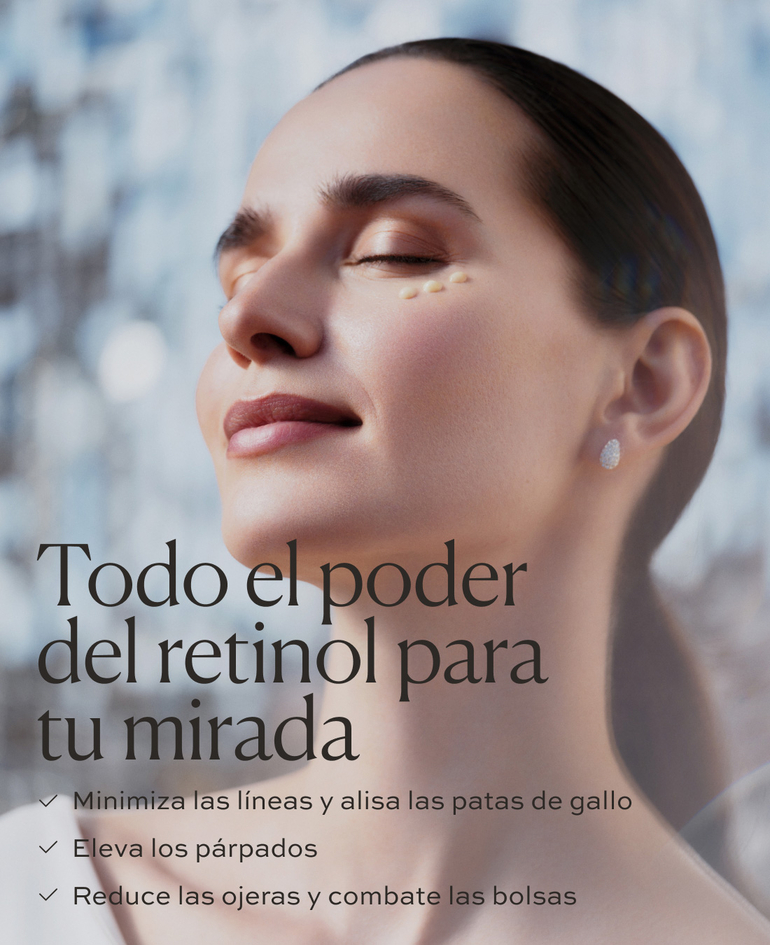 EL TODO PODER DEL RETINOL PARA TU MIRADA ✓ Minimiza las líneas ✓ Eleva los párpados  ✓ Alisa las patas de gallo ✓ Reduce las ojeras ✓ Combate las bolsas