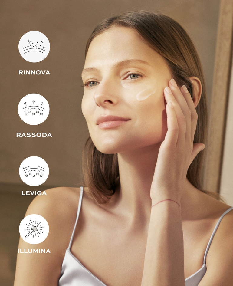 BENEFICI CHIAVE RINNOVA RIPARA LEVIGA RASSODA ILLUMINA