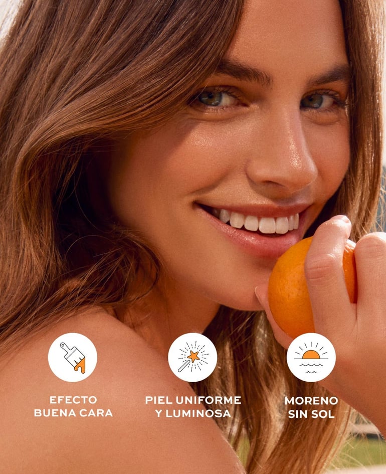 MORENO SIN SOL - EFECTO BUENA CARA - PIEL UNIFORME Y LUMINOSA 