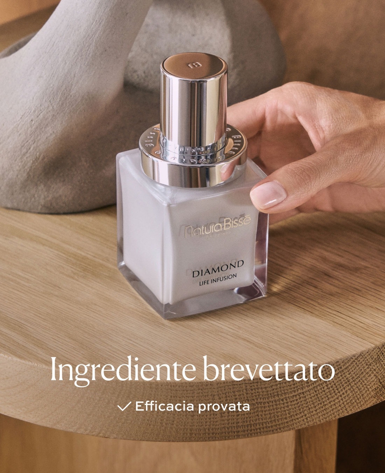 INGREDIENTE BREVETTATO, EFFICACIA PROVATA  I Bio-Magnet Nanosomes sono un attivo naturale brevettato* con azione retinol-like  *US Patent 10,993,905