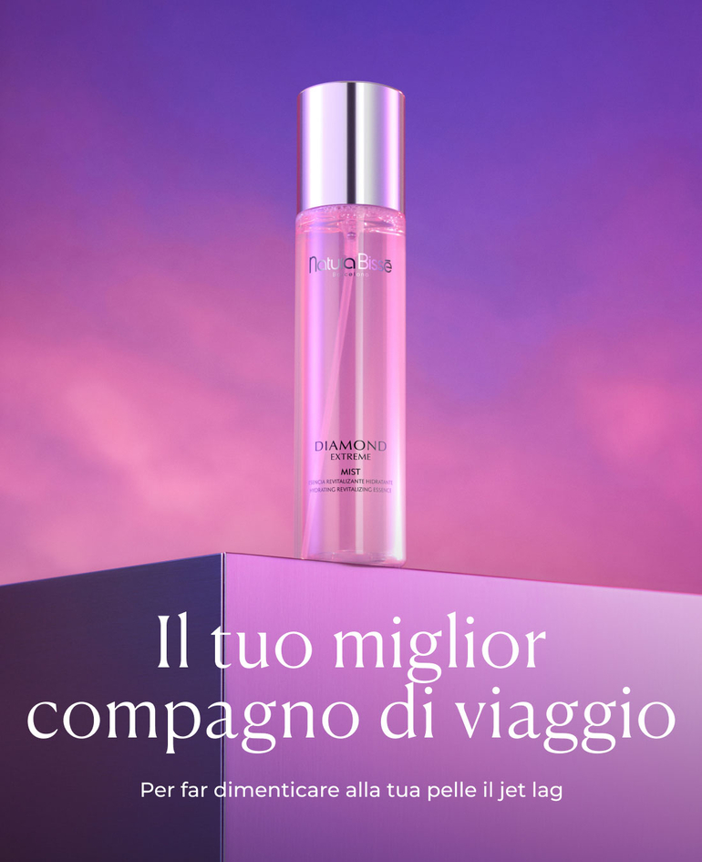 IL TUO MIGLIOR COMPAGNO DI VIAGGIO Per far dimenticare alla tua pelle il jet lag