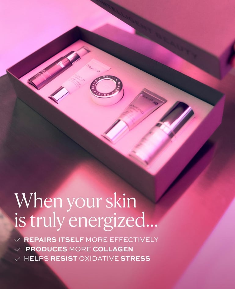 When your skin is truly energized...  ✓Repairs itself more effectively ✓Produces more collagen  ✓Helps resist oxidative stress