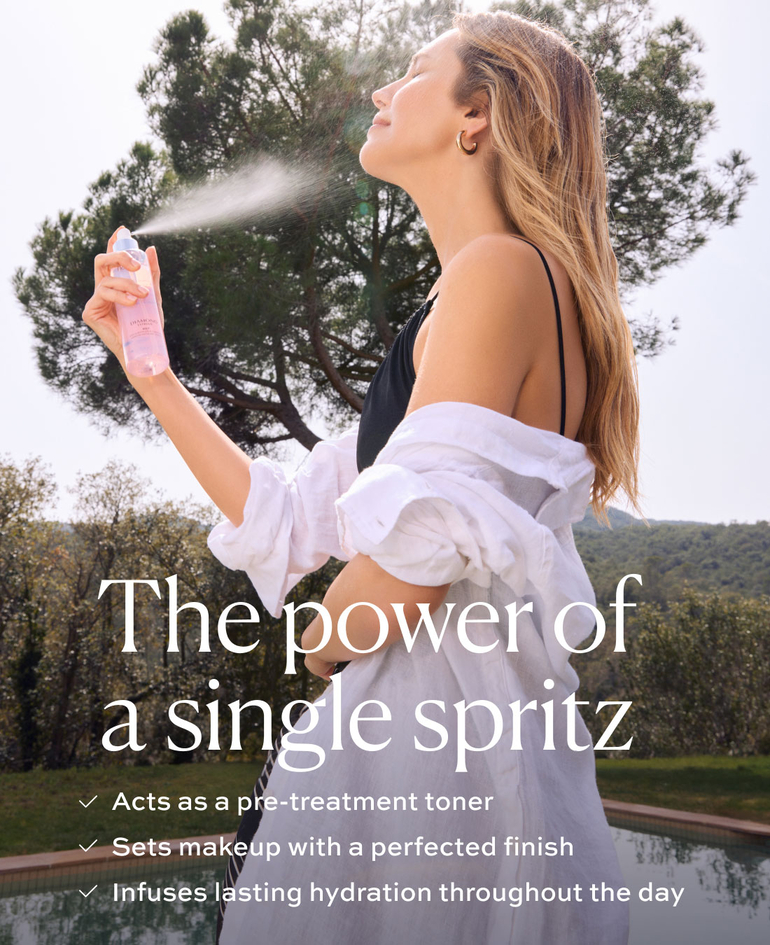 UNA BRUMA. MIL MOMENTOS. ✓ Como t&oacute;nico pretratamiento. ✓ Para fijar el maquillaje. ✓ Un boost de hidrataci&oacute;n 24/7.