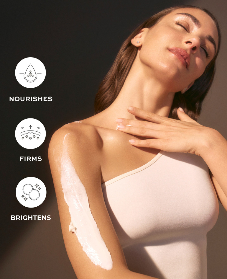 NOURISHES FIRMS BRIGHTENS