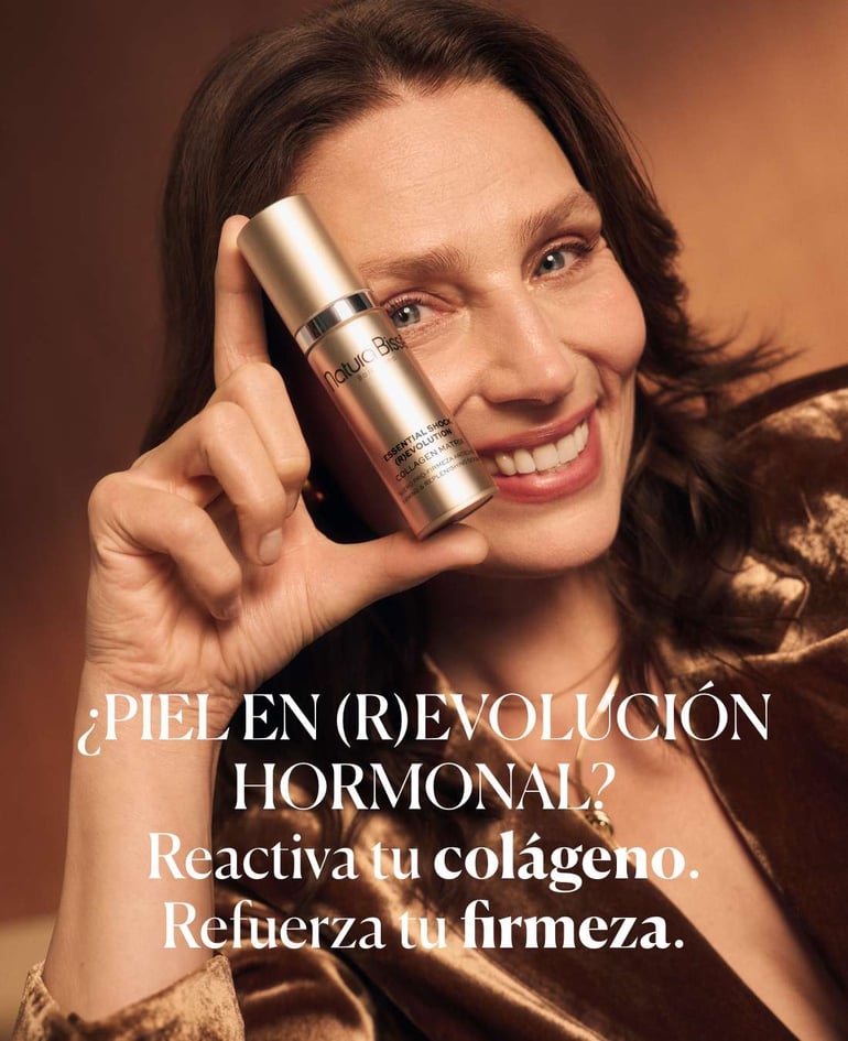 &iquest;PIEL EN (R)EVOLUCI&Oacute;N HORMONAL? Reactiva tu col&aacute;geno. Refuerza tu firmeza.