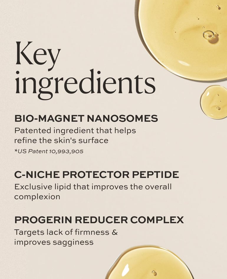 Bio-Magnet Nanosomes - C-Niche Protector Peptide - Progerin Reducer Complex