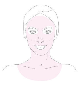 diamond white glowing mask - step 1 - Getting the best of it