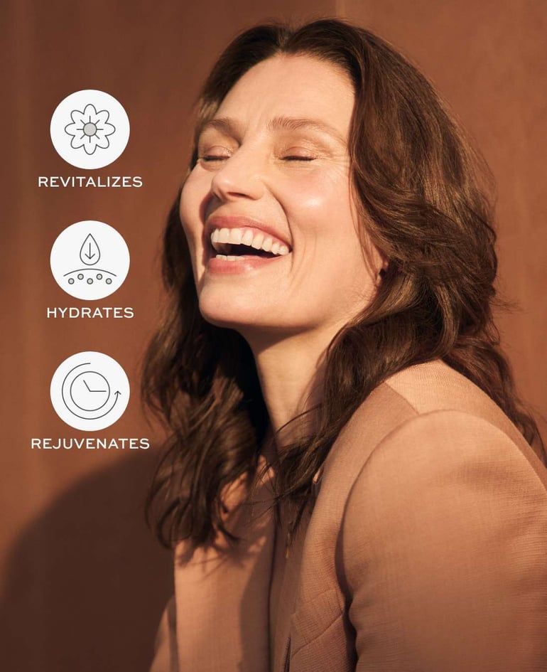 REVITALIZES HYDRATES REJUVENATES