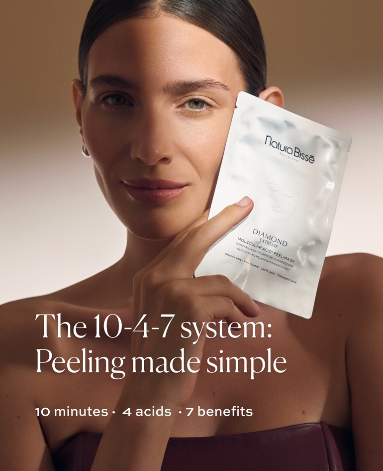 THE 10-4-7 SYSTEM: PEELING MADE SIMPLE  10 minutes.  4 acids.  7 benefits.