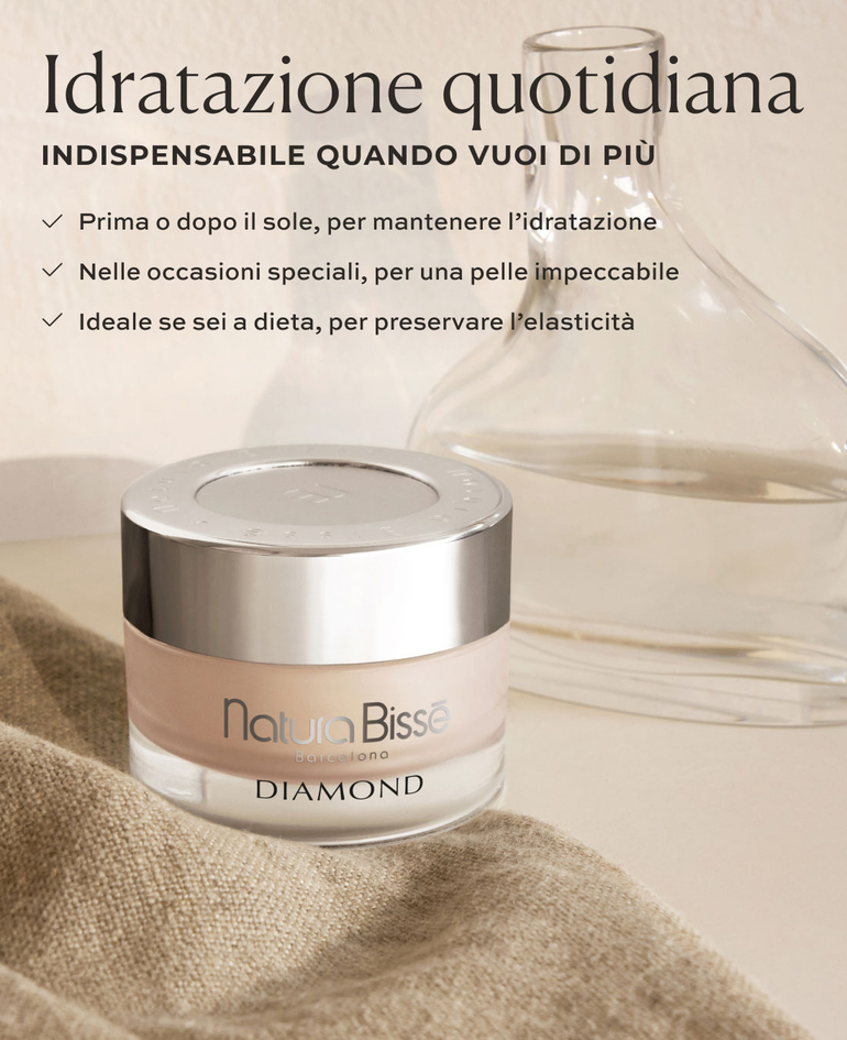 IDRATAZIONE QUOTIDIANA, INDISPENSABILE QUANDO VUOI DI PI&Ugrave;: ✓ Prima o dopo il sole, per mantenere l&rsquo;idratazione. ✓ Nelle occasioni speciali, per una pelle impeccabile. ✓ Ideale se sei a dieta, per preservare l&rsquo;elasticit&agrave;.