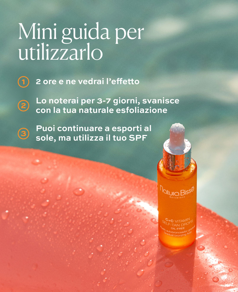 Pelle dorata tutto l&rsquo;anno  ✓ Si adatta al tuo incarnato ✓ Con vitamina C ✓ Oil-free = zero lucidit&agrave; in eccesso