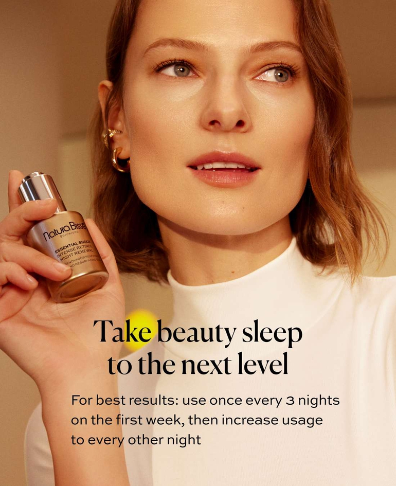 TAKE BEAUTY SLEEP TO THE NEXT LEVEL For best results: use once every 3 nights on the first week, then increase usage to every other night