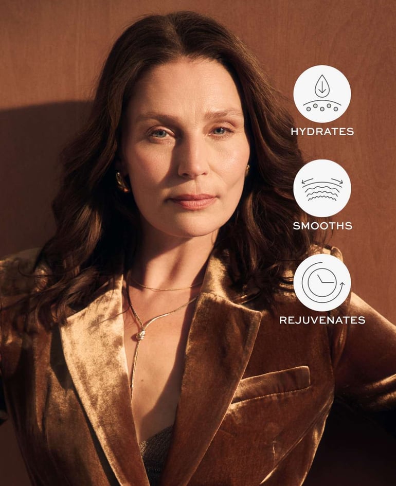 HYDRATES SMOOTHS REJUVENATES