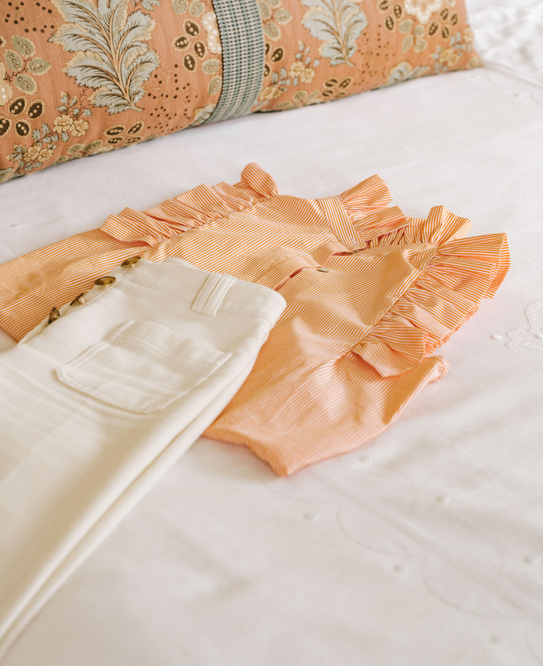 camisa vitamin chic naranja - talla s - - Natura Bissé
