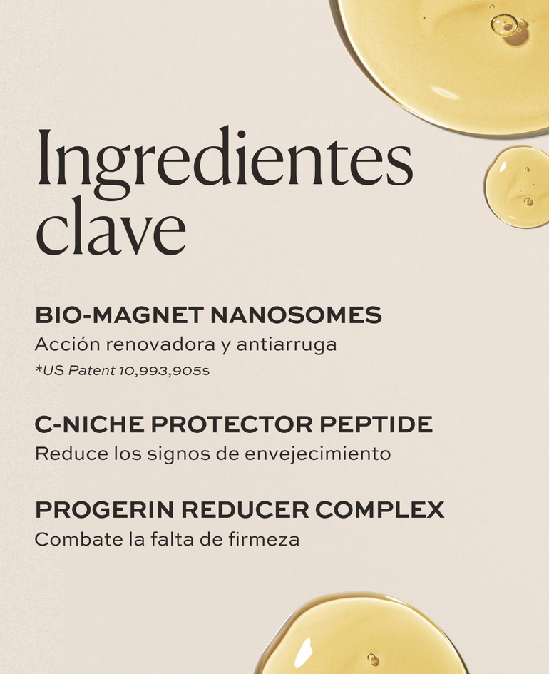 Bio-Magnet Nanosomes - C-Niche Protector Peptide - Progerin Reducer Complex