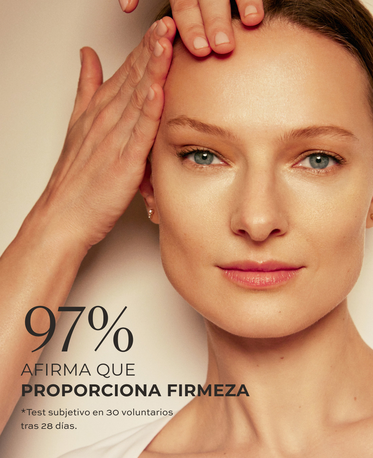 97% afirma que proporciona firmeza  *Test subjetivo en 30 voluntarios tras 28 días.