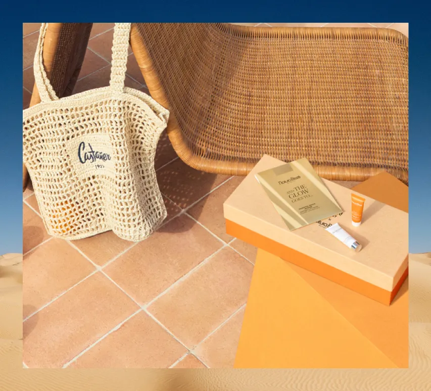 Castañer raffia bag for Natura Bissé