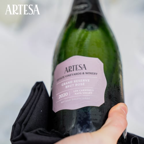 Bottle of wine from Artesa
