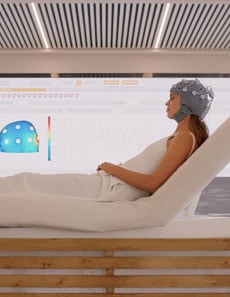 bed in spa room