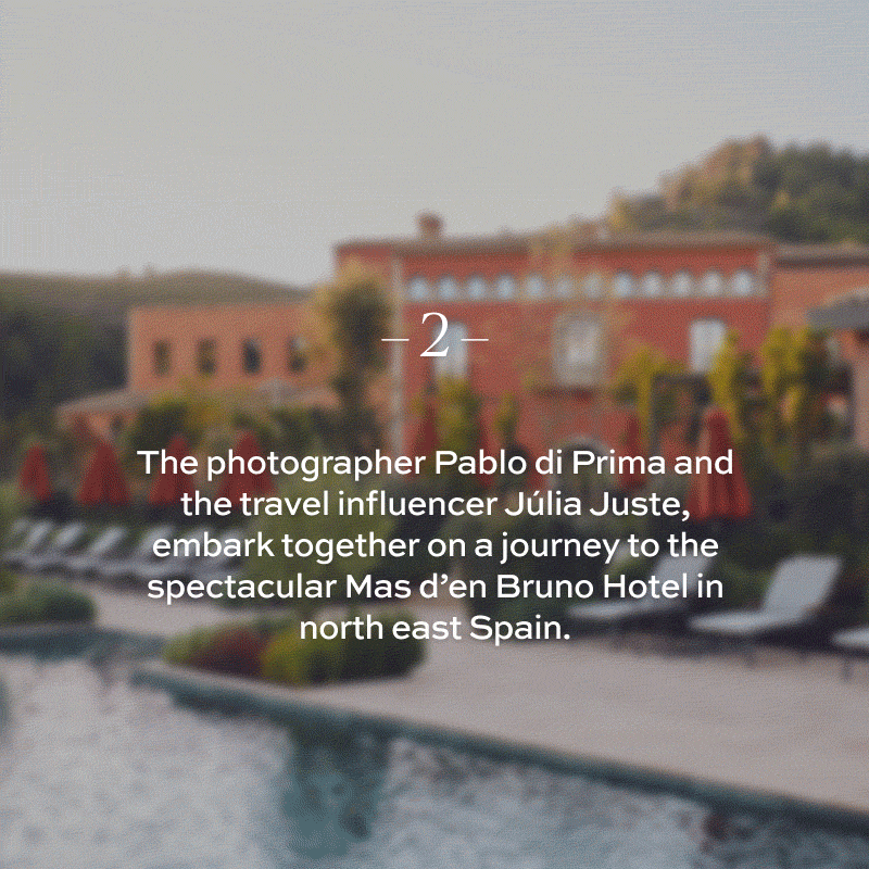48-hours with in-vogue photographer Pablo di Prima. The ultimate wellness trip with the photographer and the travel curator in Vogue.