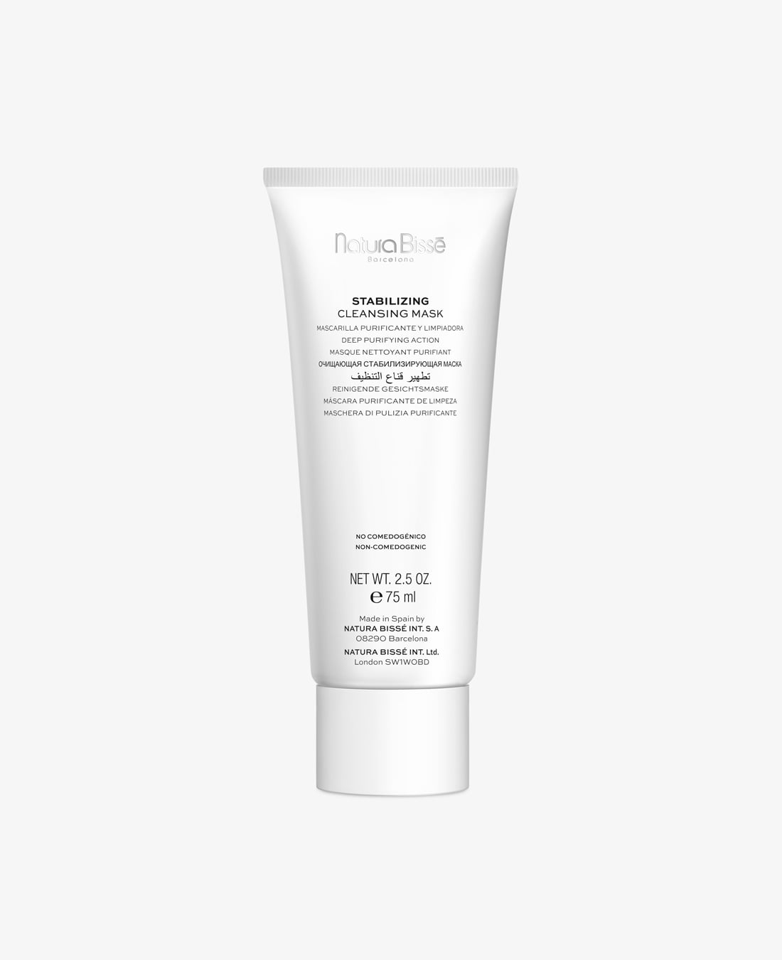 Natura Bisse Stabilizing Cleansing Mask – 200 Ml, Reinigungsmaske Für Fettige & Unreine Haut